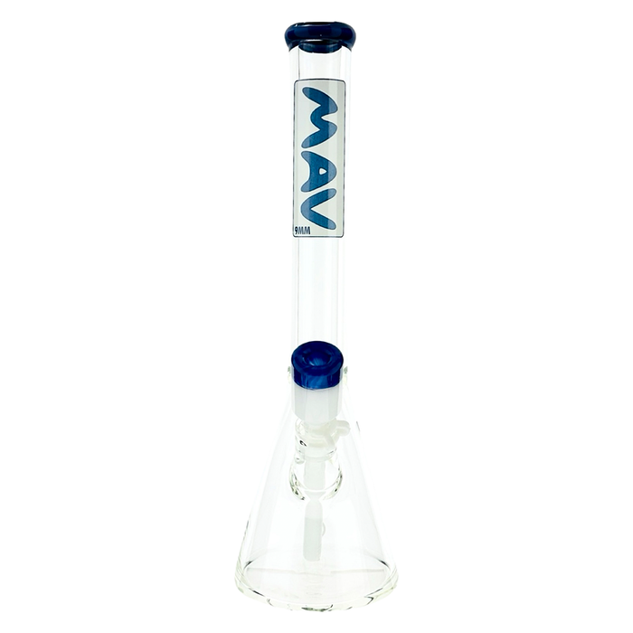 18" x 9MM MAV Layered Accented Beaker Bong