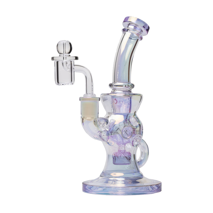 Human Grade 8.5" Swiss Incycler Glass Rig Recycler Water Pipe