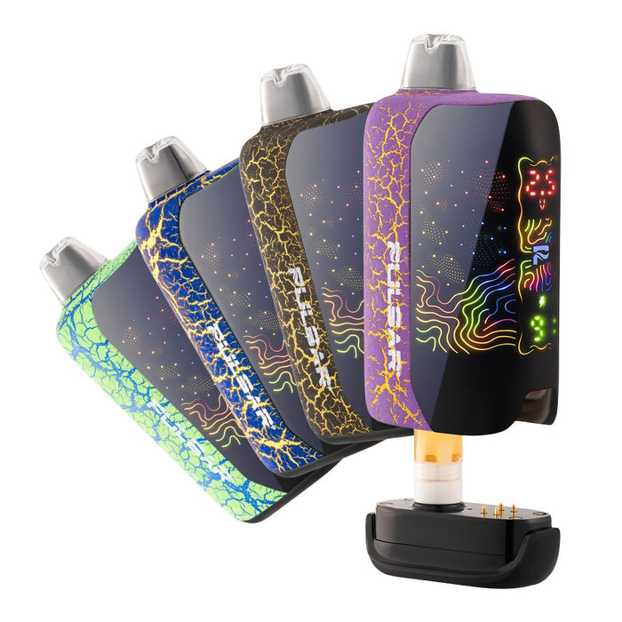 8CT DISPLAY - Pulsar 510 DL 6.0  Curved LCD Screen Vape Bar Crackle Series - 1000mAh / Assorted Colors