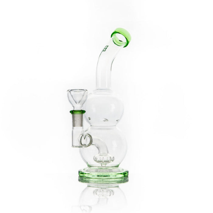 Hemper 6" Tornado Vortex Glass Bong w/ Showerhead Perc