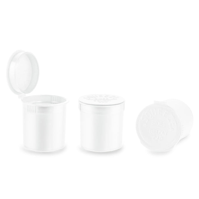 Loud Lock Plastic Pop Top - 6 Dram - 600pc - Child Resistant