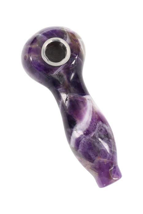 Astral Project 3.5″ Gemstone Spoon Pipe – Choose Your Stone