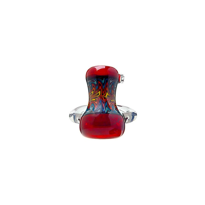 Heady Wigwag Hammer Pipe | Handcrafted Calibear Glass Artwork