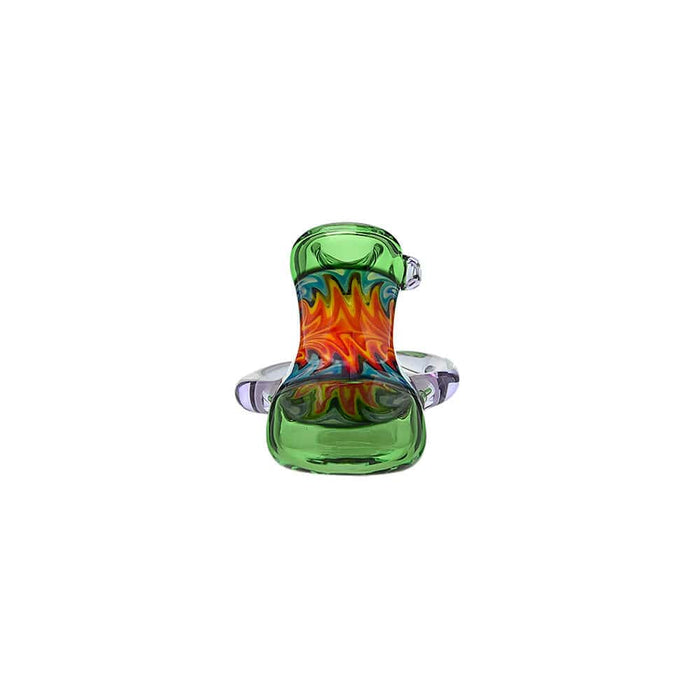 Heady Wigwag Hammer Pipe | Handcrafted Calibear Glass Artwork