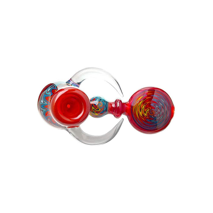 Heady Wigwag Hammer Pipe | Handcrafted Calibear Glass Artwork