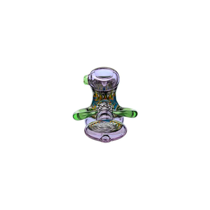 Heady Wigwag Hammer Pipe | Handcrafted Calibear Glass Artwork
