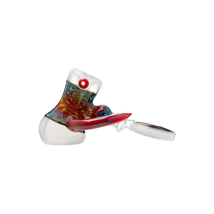 Heady Wigwag Hammer Pipe | Handcrafted Calibear Glass Artwork