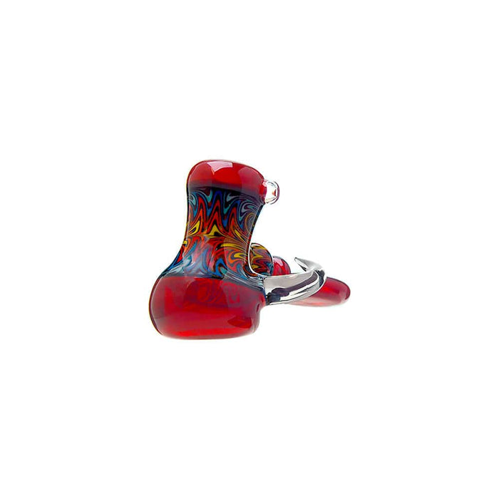 Heady Wigwag Hammer Pipe | Handcrafted Calibear Glass Artwork