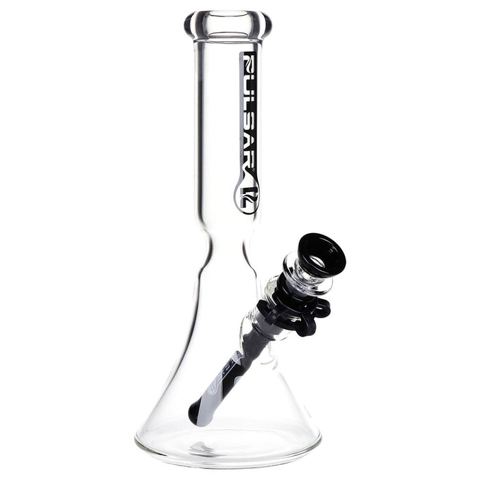 Pulsar Flared Beaker Glass Water Pipe w/ Ice Restriction - 9.75" / 14mm F