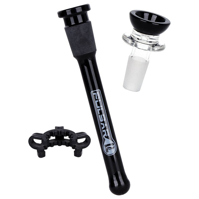Pulsar Flared Beaker Glass Water Pipe w/ Ice Restriction - 9.75" / 14mm F
