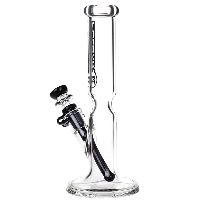 Pulsar Flared Straight Tube Glass Water Pipe w/ Ice Restriction - 9.75" / 14mm F