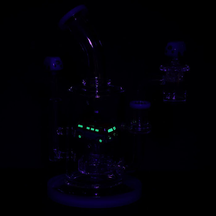 Pulsar Glow VW Bus Glass Dab Rig Set - 8.5" / 14mm F