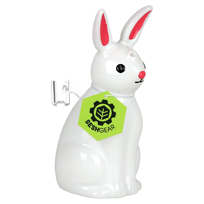 SeshGear White Rabbit Glass Dab Rig - 7.5" / 14mm F