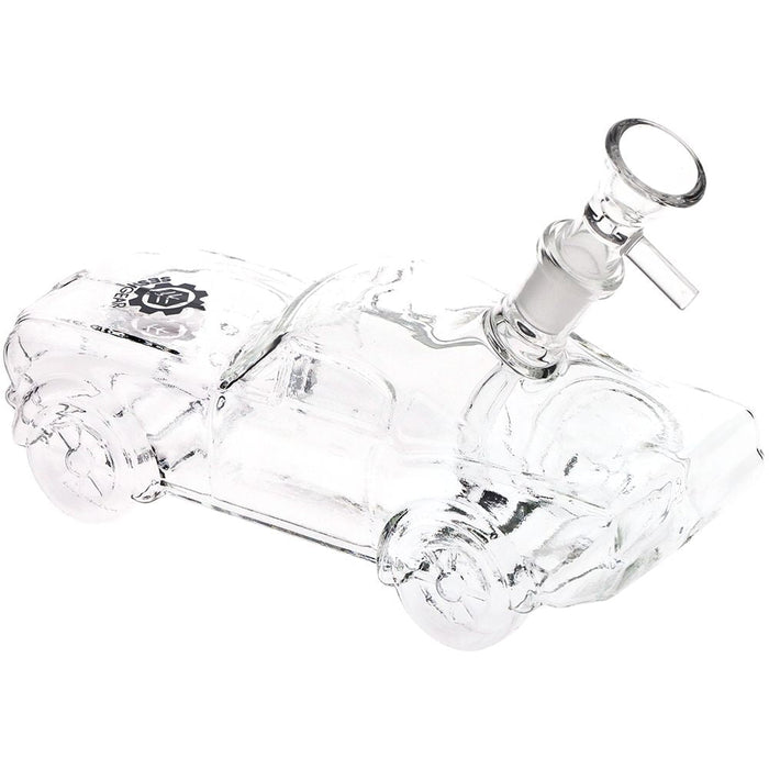 2CT BUNDLE - SeshGear Clear Car Glass Water Pipe - 6.75" / 14mm F