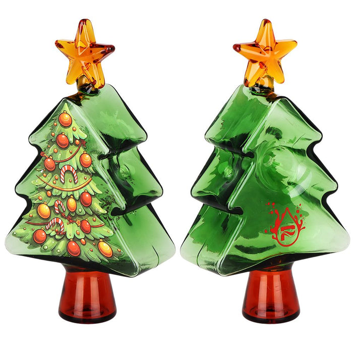 Pulsar Christmas Tree Herb Pipe Duo - 10" / 14mm F