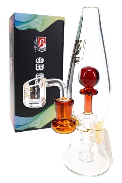 6B Glass Stemless Lava Lamp Dab Rig – 8″ – Assorted Colors