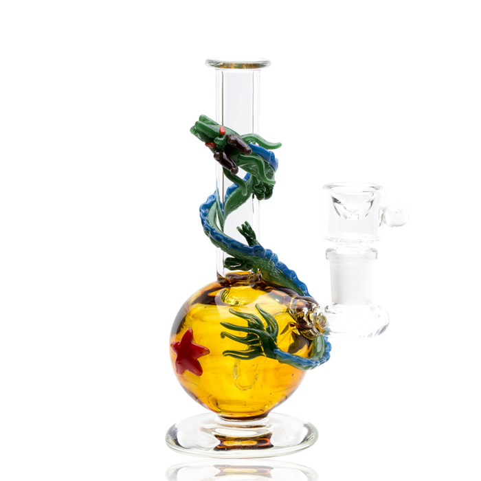 Empire Glassworks “Dragon Sphere” Glass Mini Rig – 6½″ – US-Made