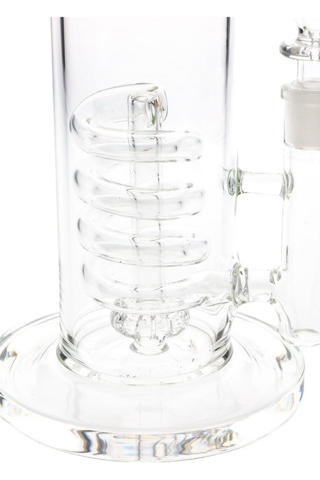 GRAV Clear Coil Showerhead Glass Bong – 12.5″ – 14 mm Bowl
