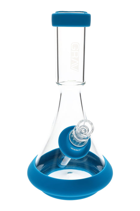 GRAV 9.5″ Deco Beaker Bong – Silicone Skin