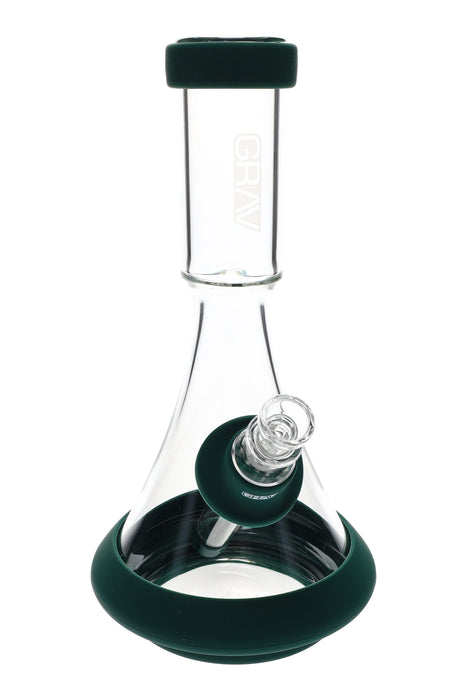 GRAV 9.5″ Deco Beaker Bong – Silicone Skin