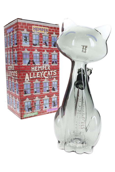 Hemper Alley Cats XL Cat Glass Bong – 9.5″ – 14.5 mm