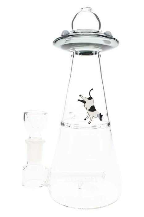 Hemper UFO Vortex Glass Bong – 6″ – 14.5 mm – Multiple Colors