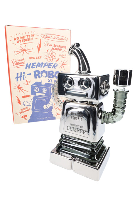 Hemper Hi-Robot XL Recycler Glass Bong – 8.75″