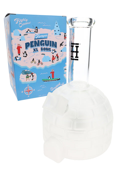 Hemper 8.5″ Penguin XL Glass Bong – 14.5 mm Female – 5 mm Thick