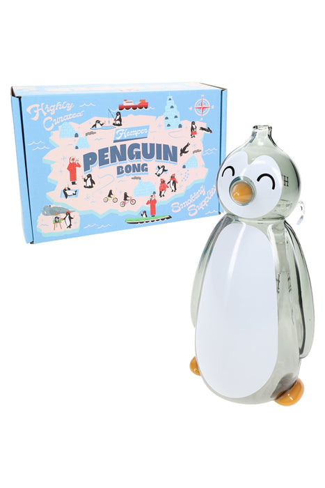 Hemper 6.2″ Penguin Glass Bong – 14.5 mm Female