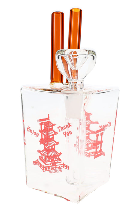 Hemper Chinese Takeout Box Bong – Stem Diffuser – 6″