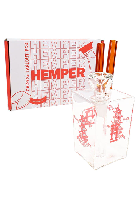 Hemper Chinese Takeout Box Bong – Stem Diffuser – 6″