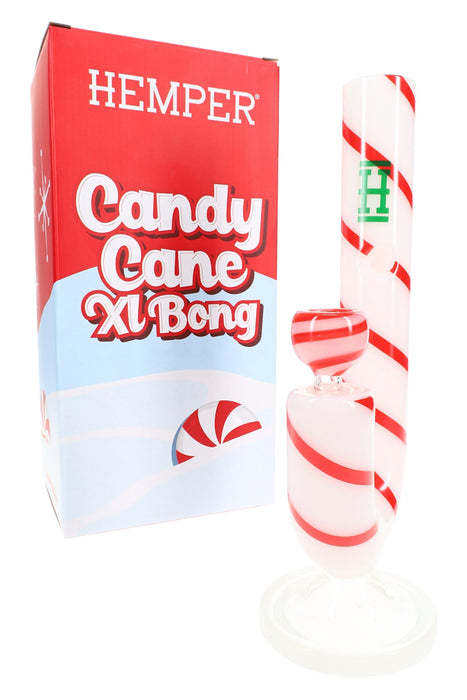 Hemper Candy Cane XL Bong – 10½″