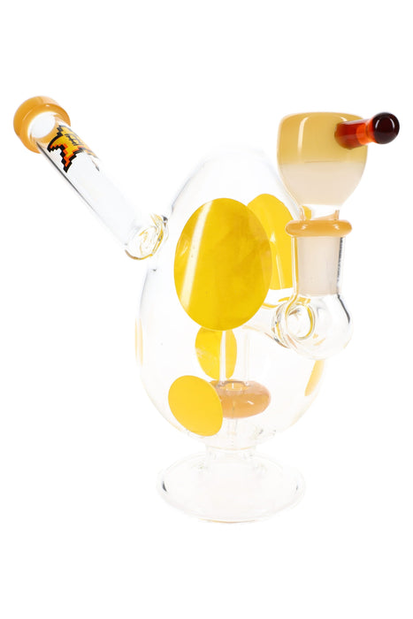 Hemper 6″ Spotted Egg Bong with Showerhead Perc – Assorted Colors