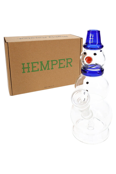Hemper Snowman Glass Bong – 8″