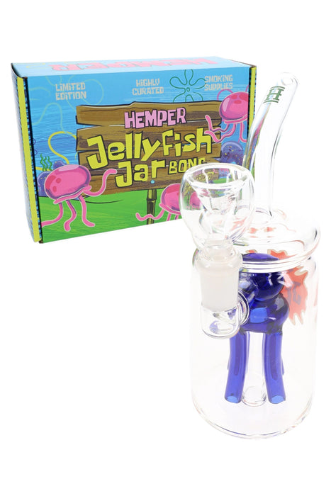 Hemper Jellyfish Jar Glass Bong – 7″
