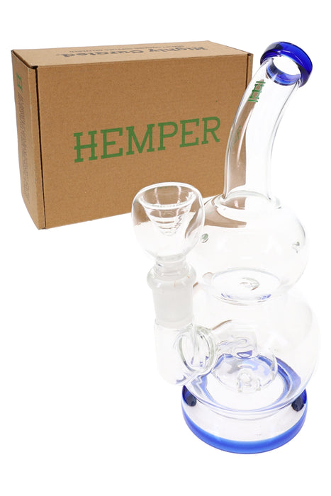 Hemper 6" Tornado Vortex Glass Bong w/ Showerhead Perc