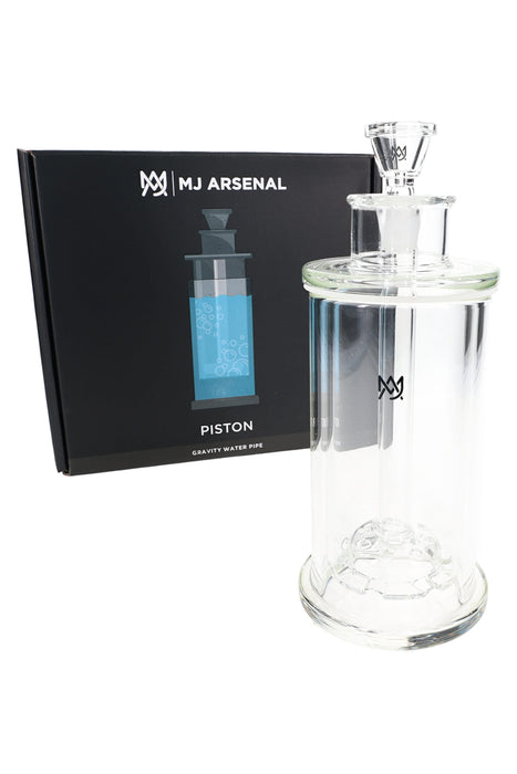MJ Arsenal Piston Glass Gravity Bong – 8.5″