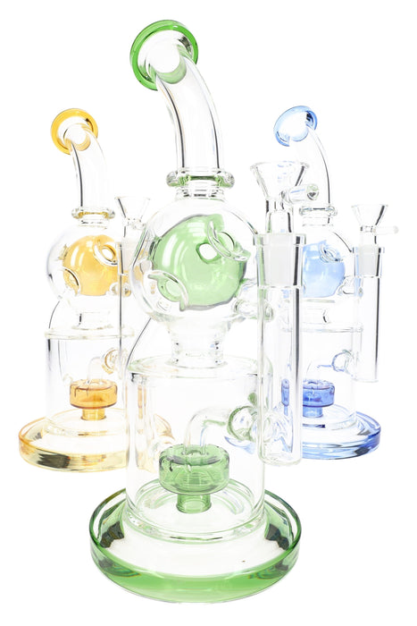 GoG Stemless Fabergé Recycler Bong – 11½″ – Drum Perc