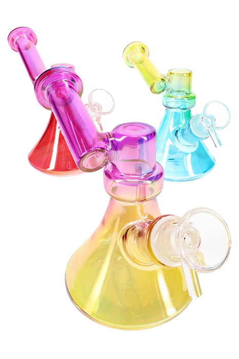 GoG Metallic Sidecar Bong – 5½″ – Assorted Colors