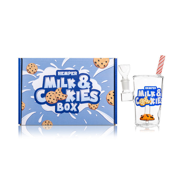 Hemper Milk & Cookies Glass Bong – 6″ – 5 mm Thick