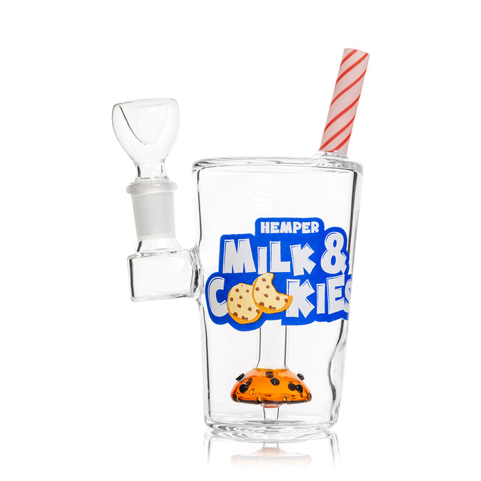 Hemper Milk & Cookies Glass Bong – 6″ – 5 mm Thick