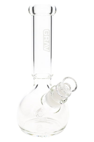 GRAV Clear Round Base Bong – 7″