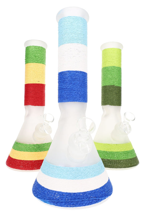 Glass Beaker Bong Gift Set “Boxed Lift” – Ice Pinch – 12½″