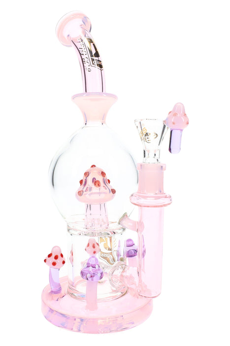 6B Glass Mushroom Water Pipe – 10″ – Assorted Colors