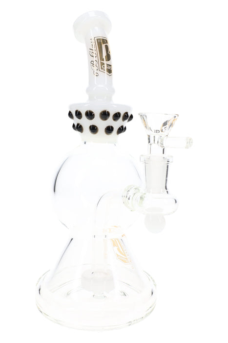 6B Glass Stemless Water Pipe – 9″ – Assorted Colors