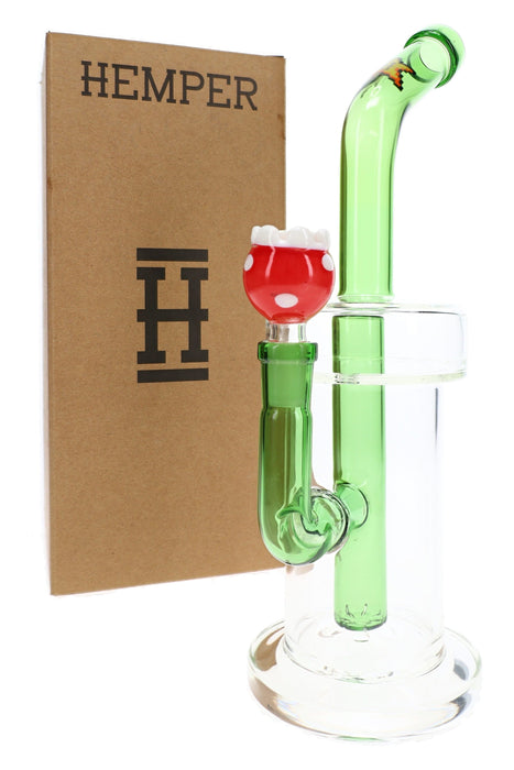 Hemper Gaming XL Glass Bong – Showerhead Perc – 10″