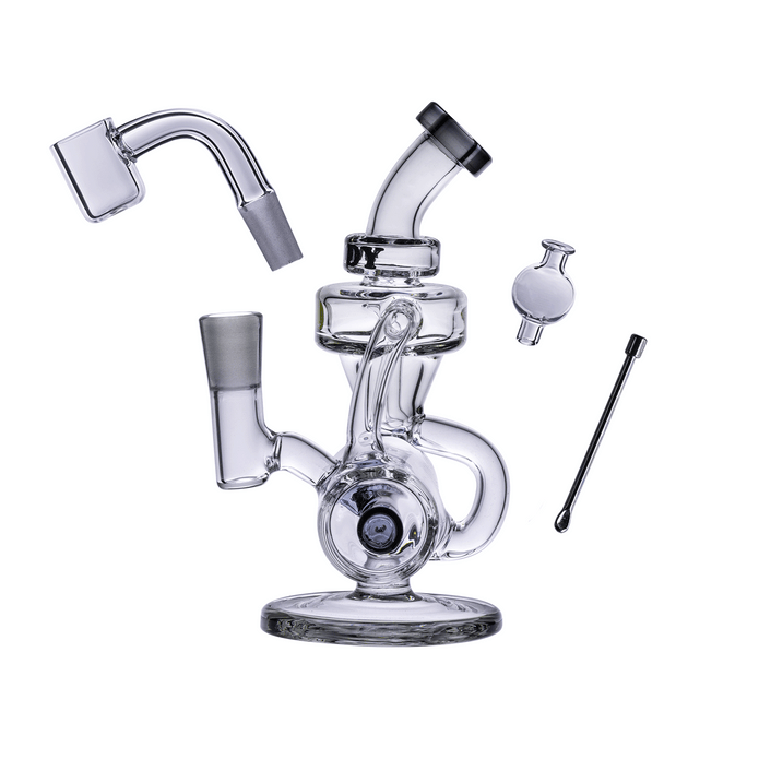 Goody Glass Drummer Boy Mini Dab Rig Kit – 4-Piece – 10 mm – 6″