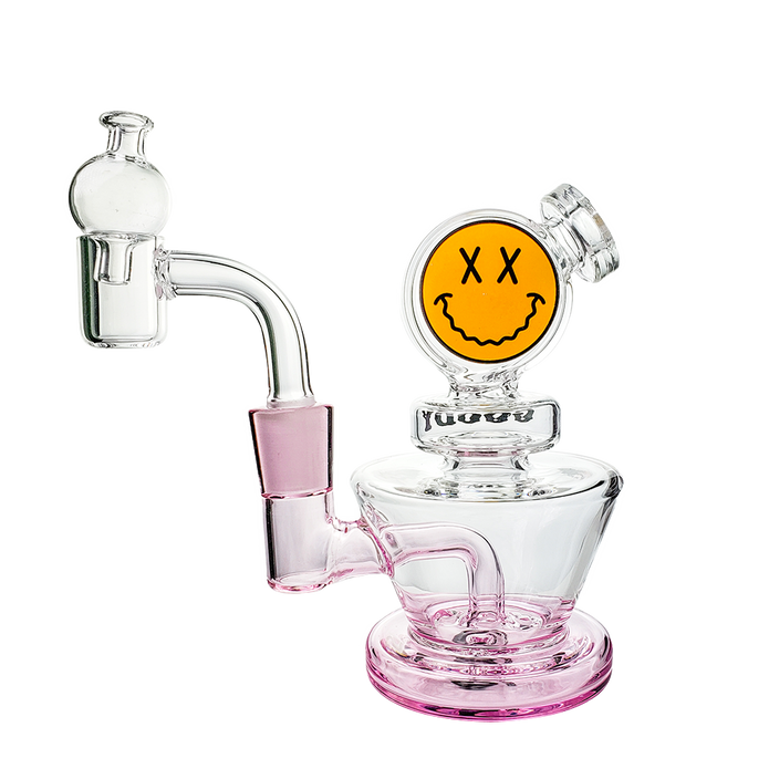 Goody Glass Big Face Mini Dab Rig Kit – 4-Piece – 10 mm – 4½″