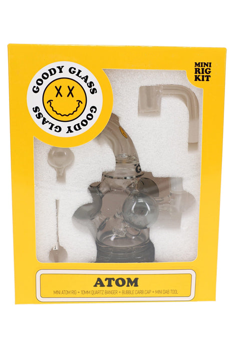Goody Glass Atom Mini Dab Rig Kit – 10 mm – 4½″