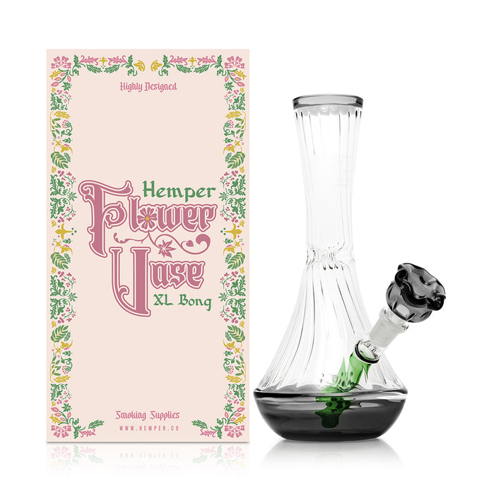 Hemper Flower Vase XL Glass Bong – 10″